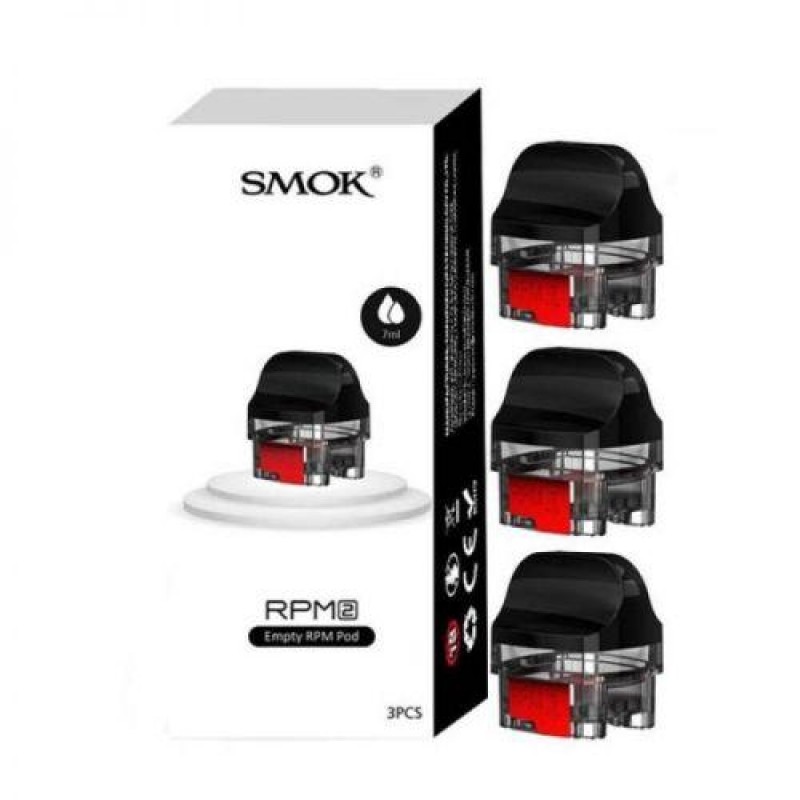 SMOK RPM 2 Empty Replacement Pod Cartridge - 3PK