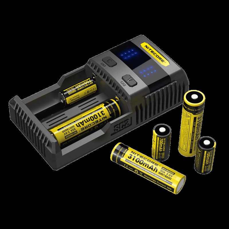 NITECORE SC2 SUPERB 3A BATTERY FAST CHARGER - TWO ...