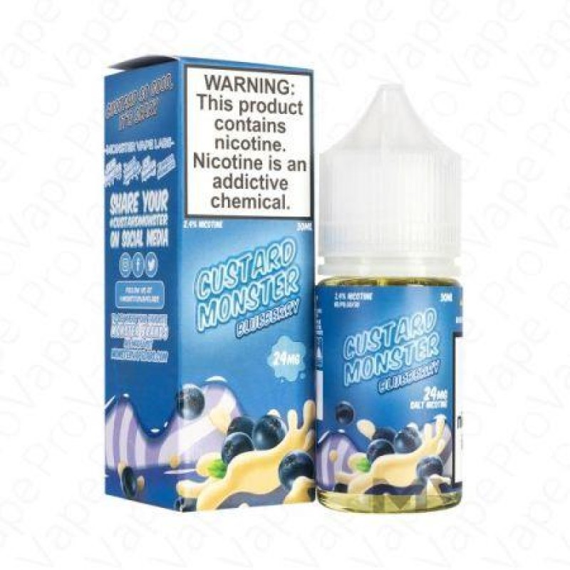 Custard Monster Blueberry Custard Salt 30mL