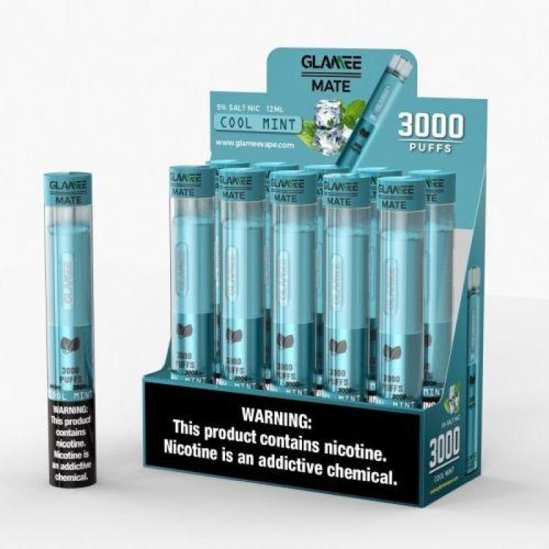 Glamee Mate Disposable Vape Device - 10PK