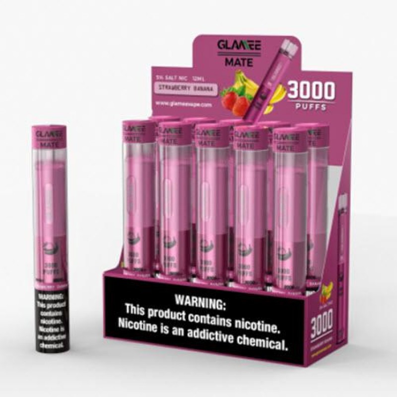 Glamee Mate Disposable Vape Device - 10PK