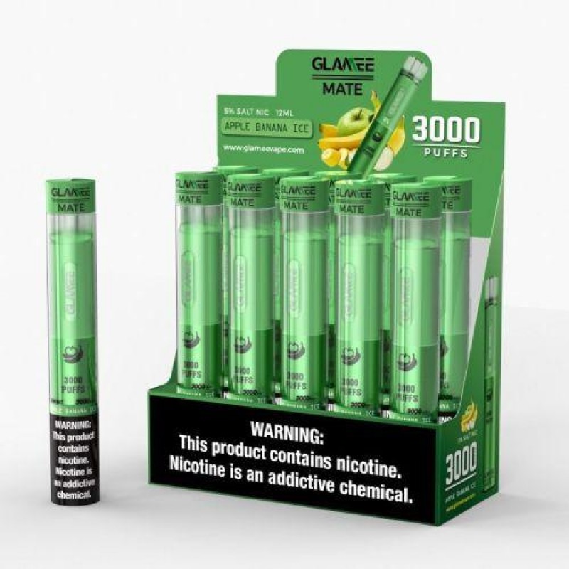 Glamee Mate Disposable Vape Device - 3PK