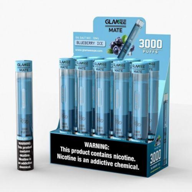 Glamee Mate Disposable Vape Device - 3PK