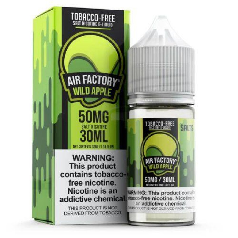 Air Factory Wild Apple Salts Tobacco Free Nicotine...