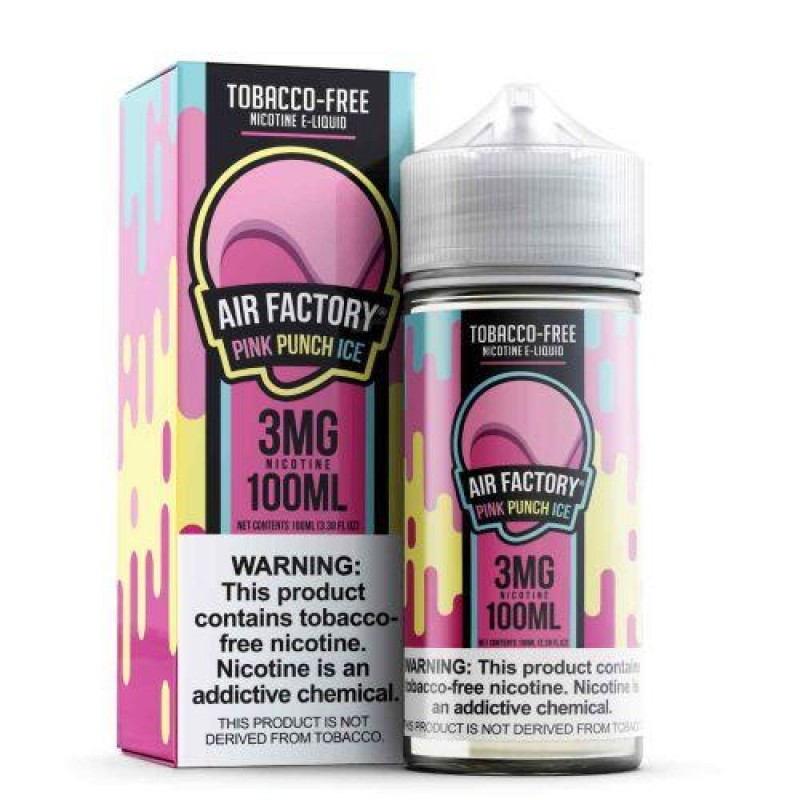 Air Factory Pink Punch Ice Tobacco Free Nicotine 1...